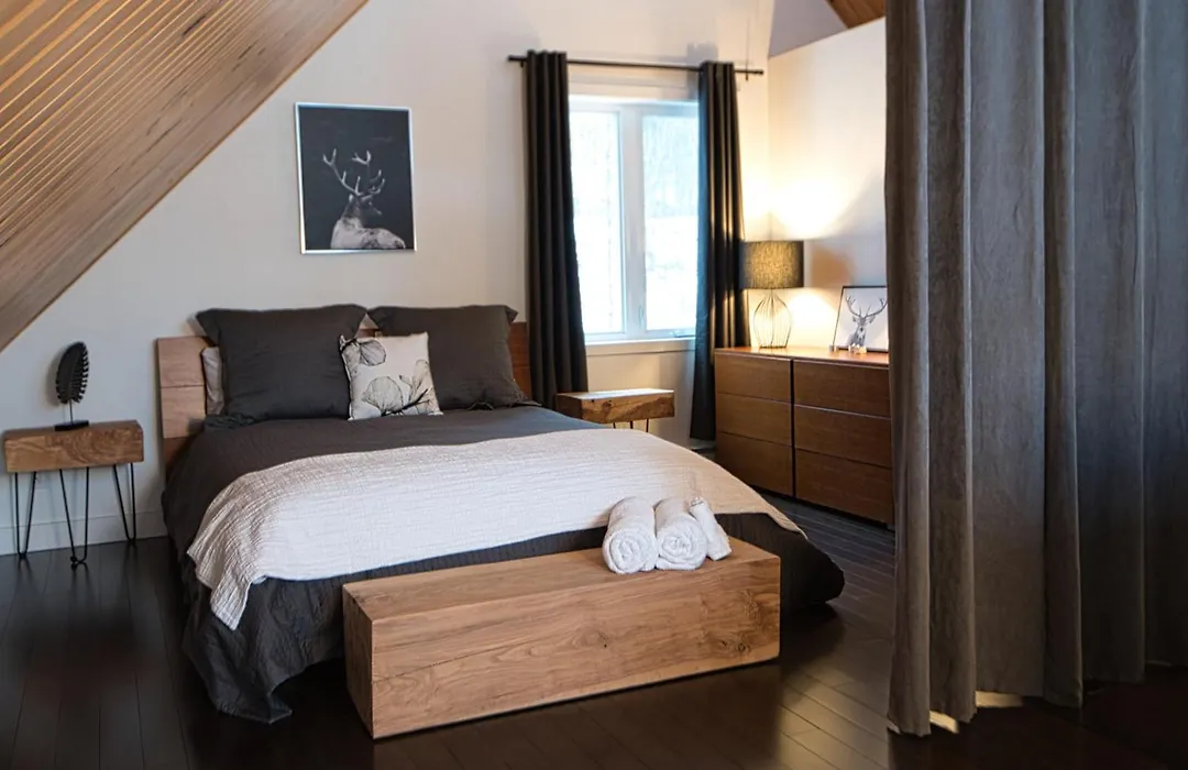 Chalet de luxe Équinoxe - bord de l'eau avec Spa-1