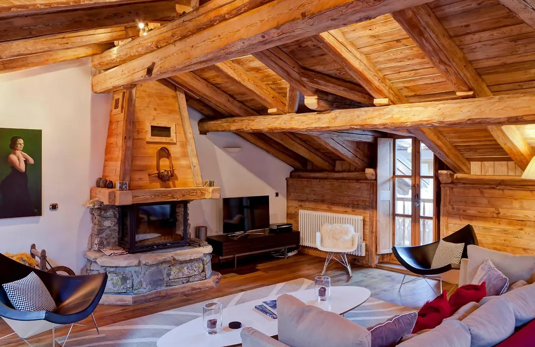 Maison Spacieuse Au Centre De Courchevel Pour 8 Pers. Avec Cheminee Et Parking - Fr-1-568-18-1