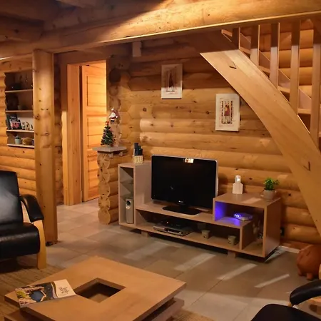 La Bresse Lodge Chalet En Rondins Climatise-3