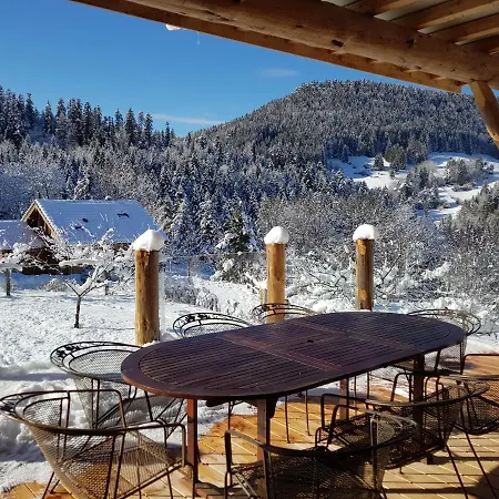 Magnifique chalet en rondins avec sauna - Vercors-3