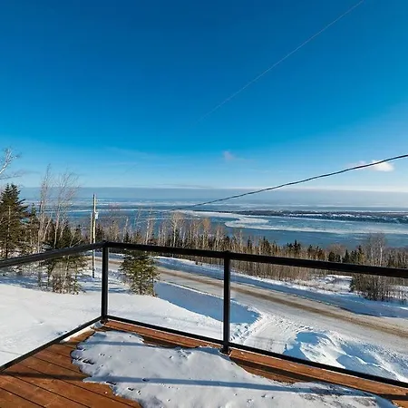 Le Charmant- Magnifique vue sur le fleuve Spa-Sauna-3