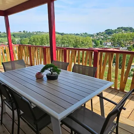 Chalet Avec Piscine, Climatisation & Vue De 2 A 6 Personnes - Hasparren - Pays Basque - Chalet Ibaia-3