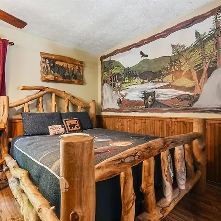 Bear Mountain Hollow-Free Dollywood Ticket- Cozy Cabin With A Hot Tub, Arcade & Deck Close To Town-2