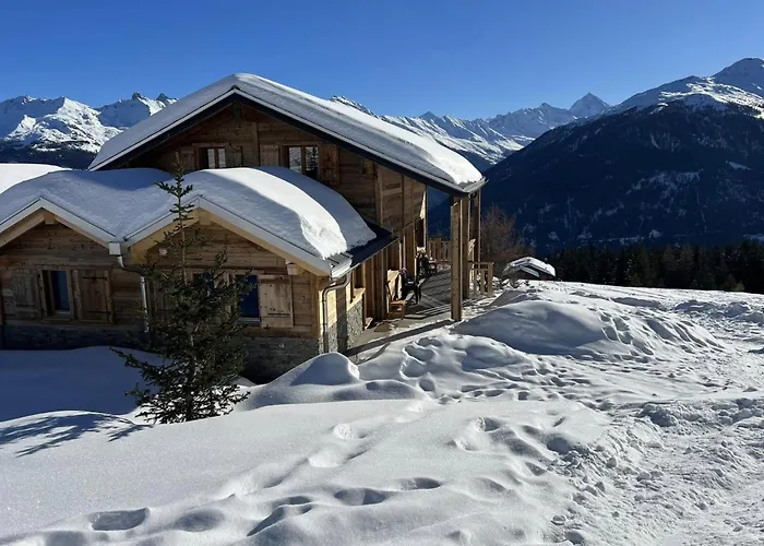 Paradis Perdu SKI IN&QUIET chalet 14 personnes Les Collons