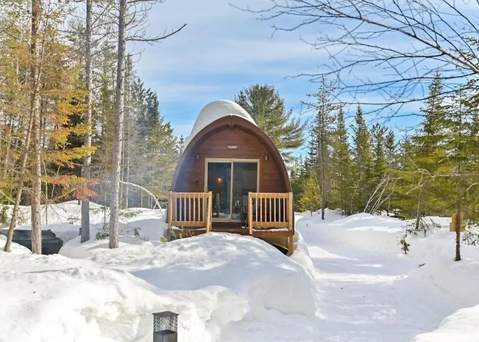 Chalet Alice à louer avec Spa Mauricie Saint-Alexis-des-Monts
