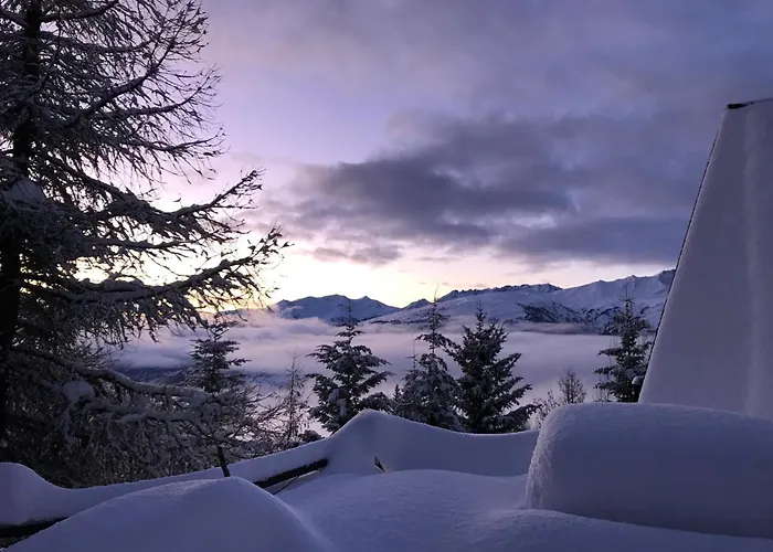 Bed and Breakfast Le Chalet Pointu De Capucine Chambre D Hote Arcs 1600 à Bourg-Saint-Maurice