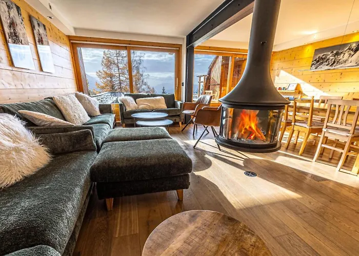 Chalet Deux Tetes - Magnifique chalet équipé pour 14 personnes situé dans le quartier des 2 têtes vue inoubliable proche des pistes MAE-0351 Les Arcs 