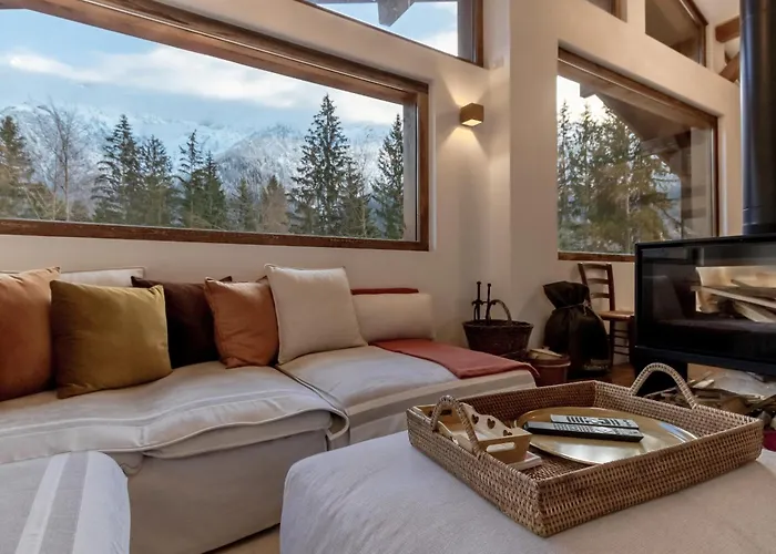 Chalet Des Eaux Rousses -Renove -Prive - Vues 360 Mont Blanc Les Houches