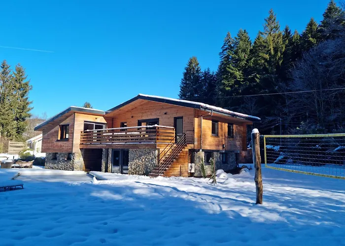 Chalet La Perle Verte, luxe, piscine, spa et sauna Gérardmer