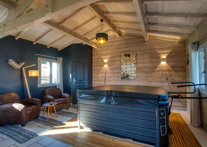 gite&spa privatif interieur -le bois de la pause- Saint-Cybranet