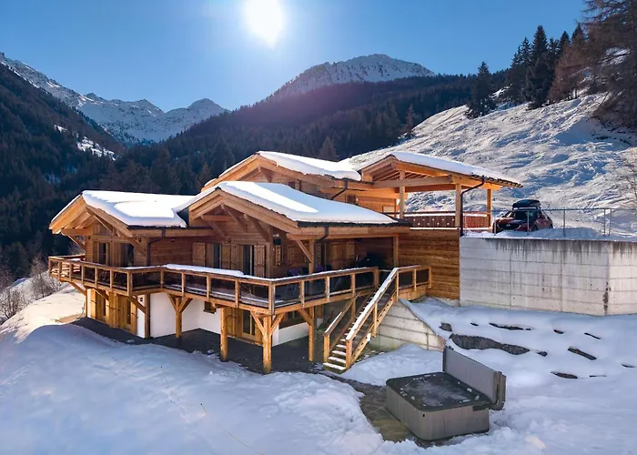 Chalet Flocon De Neige - Jacuzzi - Sauna La Tzoumaz