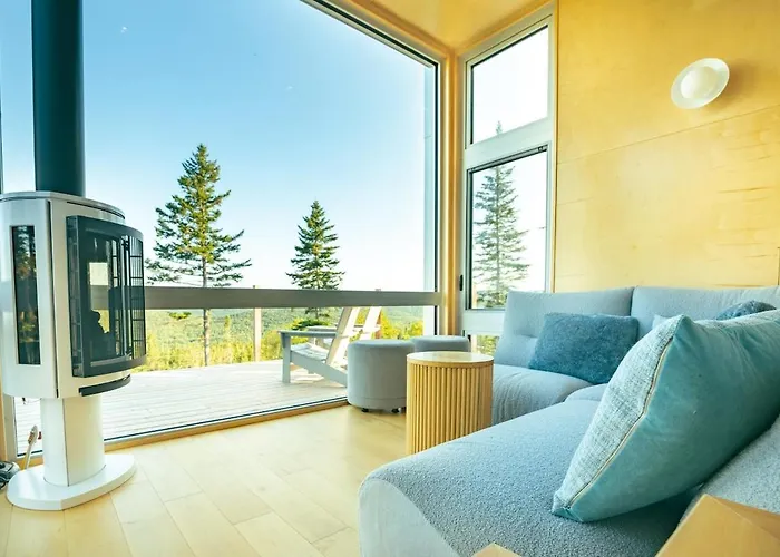 Dun - Panoramic View With Spa Near Quebec City Lac-Beauport