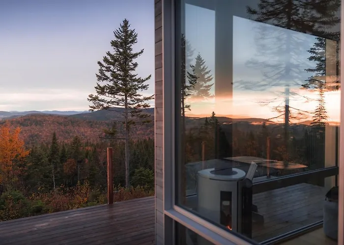 Dun - Panoramic View With Spa Near Quebec City Lac-Beauport