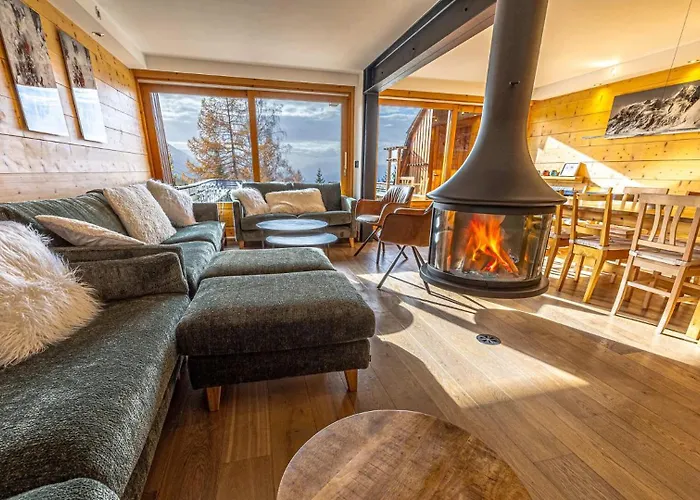Chalet Deux Tetes - Magnifique chalet équipé pour 14 personnes situé dans le quartier des 2 têtes vue inoubliable proche des pistes MAE-0351 Les Arcs 